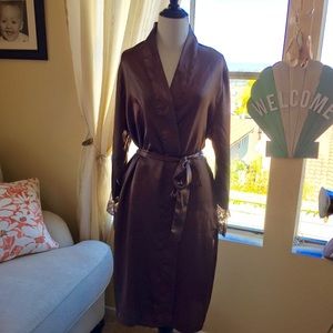 Top this - beautiful chocolate dressing robe..